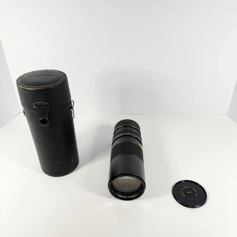 Asanuma 100-300mm f/5 Manual Focus Zoom Lens Close Focus - UNTESTED